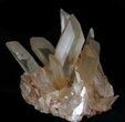 Tangerine Quartz Crystal Cluster - Madagascar #32218-3